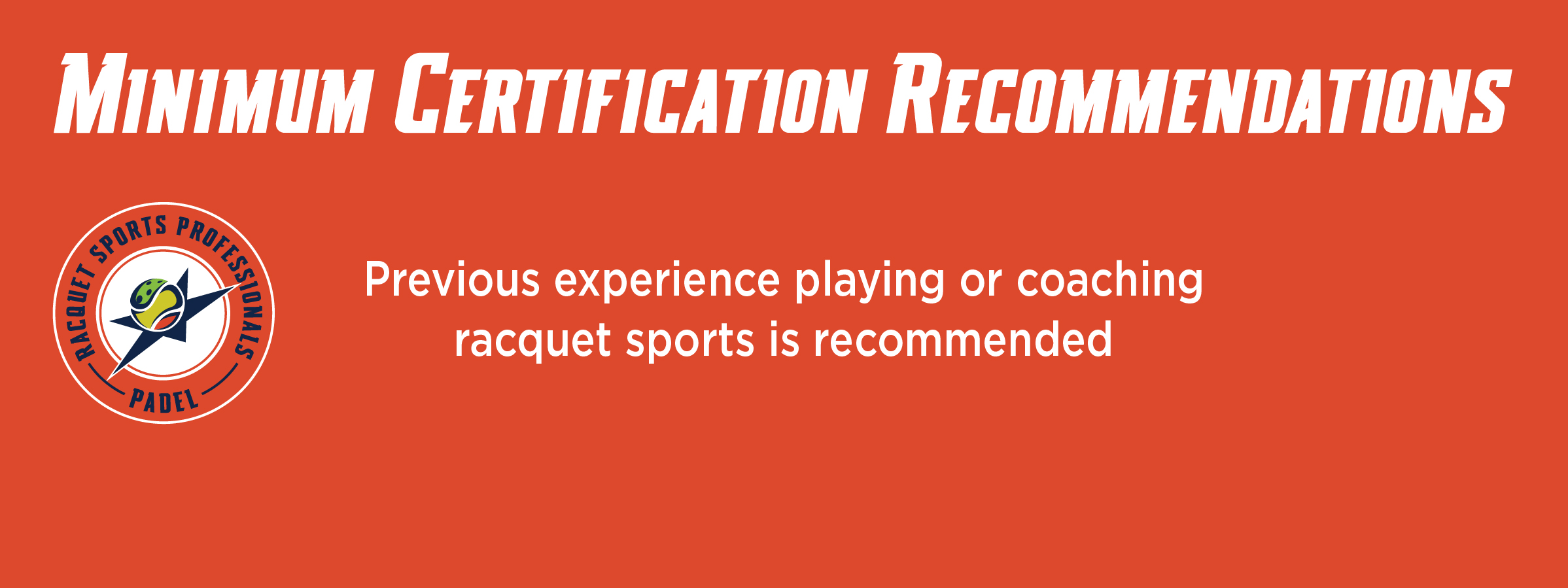 Padel Certification Rec