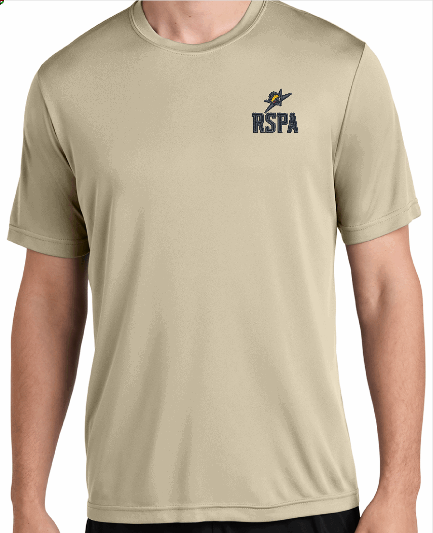 MENS (SAND) SPORT-TEK TEE-SMALL